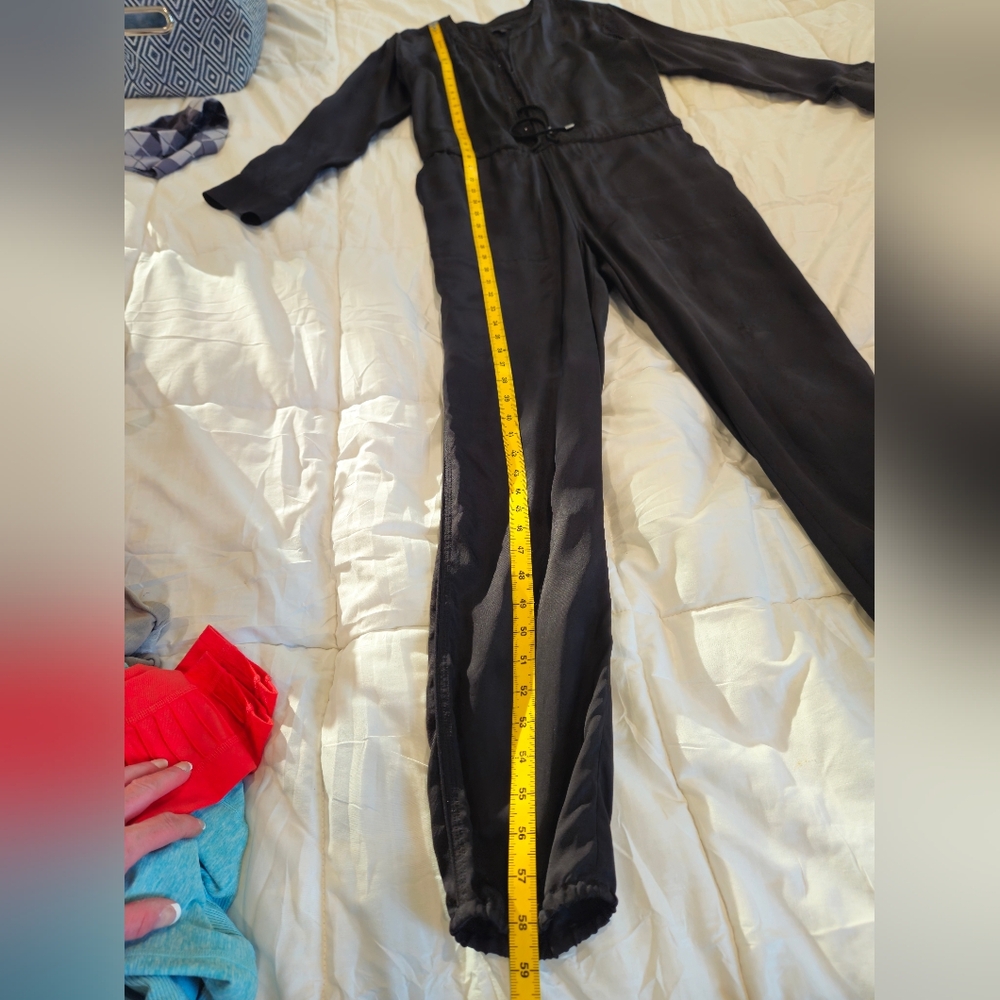 ATM Anthony Melillo Black High Torsion Jumpsuit XS Luxury Minimalist - Picture 14 of 15